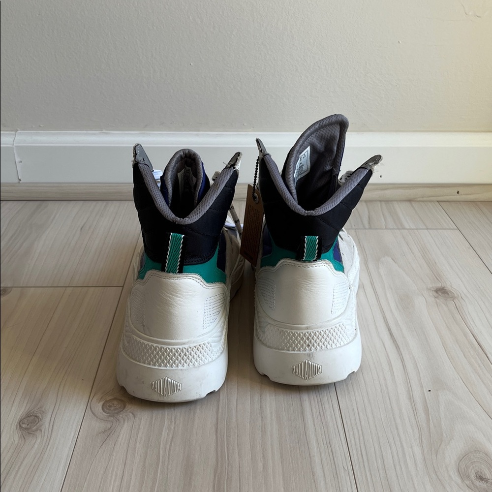 Palladium PALLAKIX 90 TX Blue and Gray High-Top Sneakers UNISEX - Picture 6 of 10